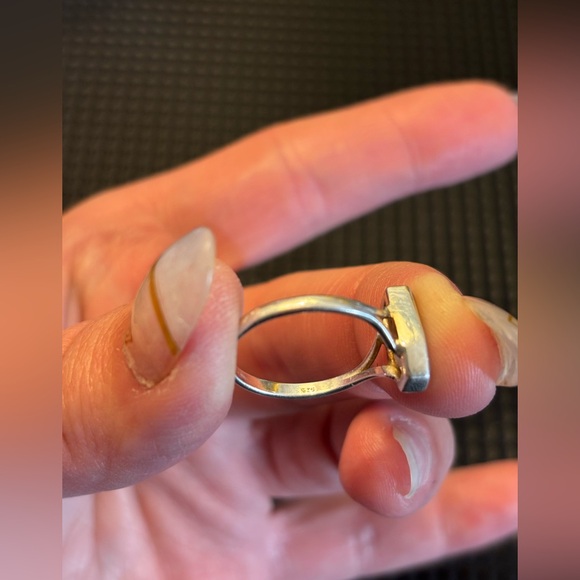 Coffin Moonstone 925 Ring Size 9 or 10 - Picture 2 of 11